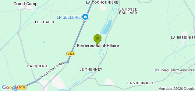 Carte de localisation de la randonnée Circuit du Tour de Ferrières au départ de Ferrières-St-Hilaire
