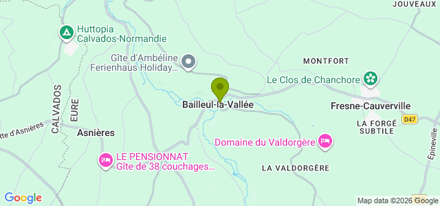 Carte de localisation de la randonnée Vallée de Calonne au départ de Bailleul-la-Vallée