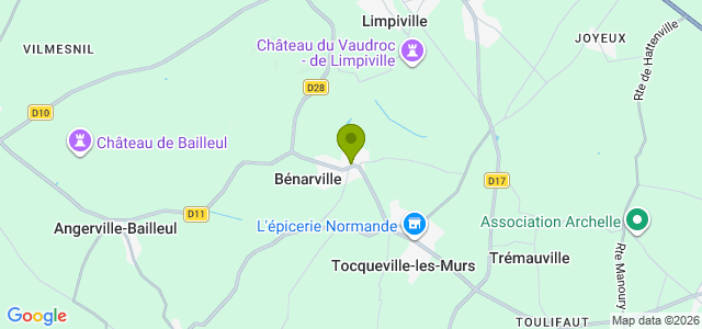Carte de localisation de la randonnée Le Val à Loup au départ de Bénarville
