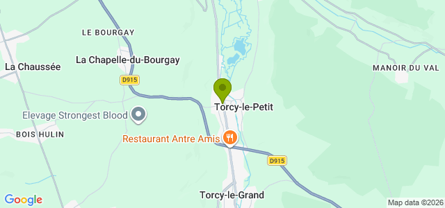 Carte de localisation de la randonnée Forêt d'Eawy sur coteau de Varenne au départ de Torcy-le-Petit