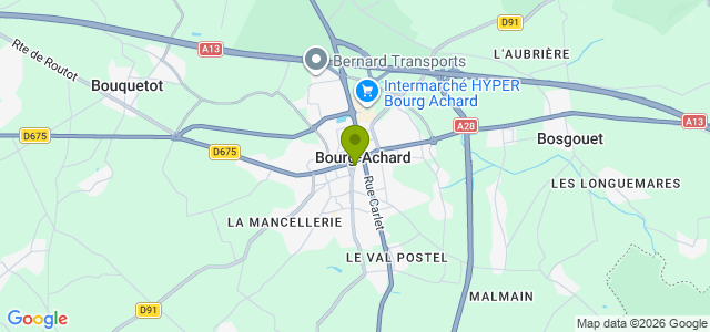 Carte de localisation de la randonnée Les chemins du Mont-St-Michel étape 3 au départ de Mont-Saint-Michel 03