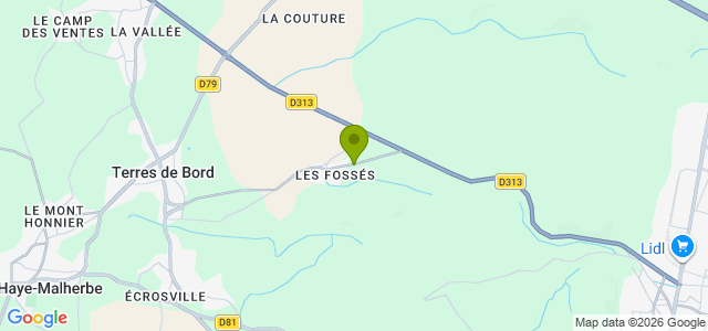 Carte de localisation de la randonnée La forêt domaniale de Bord-Louviers au départ de Les Fosses