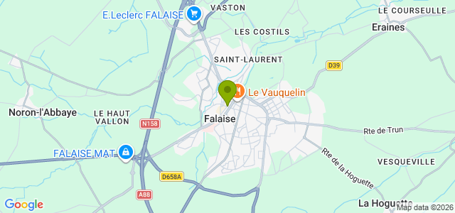 Carte de localisation de la randonnée Mont-Saint-Michel 10 au départ de Mont-Saint-Michel 10