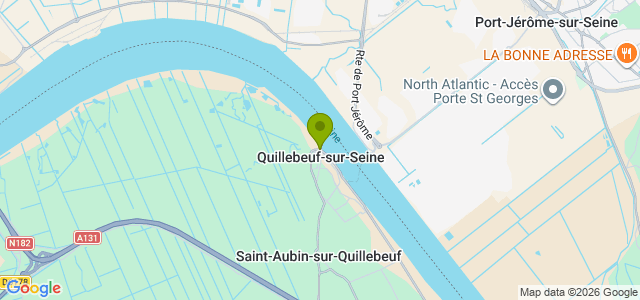 Carte de localisation de la randonnée Boucle en bord de Seine entre Quillebeuf et le pont de Tancarville au départ de Quillebeuf-sur-Seine