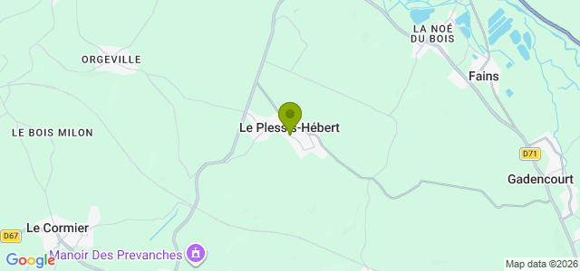 Carte de localisation de la randonnée jolie randonnée de 13km près de Pacy-sur-Eure au départ de Le Plessis-Hébert 2