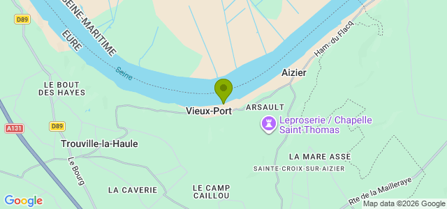 Carte de localisation de la randonnée Chemin des Sources Bleues au départ de Vieux-Port