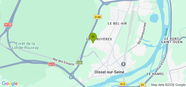 Carte de localisation de la randonnée Circuit de la Mare Baumarquet au départ de Oissel 3