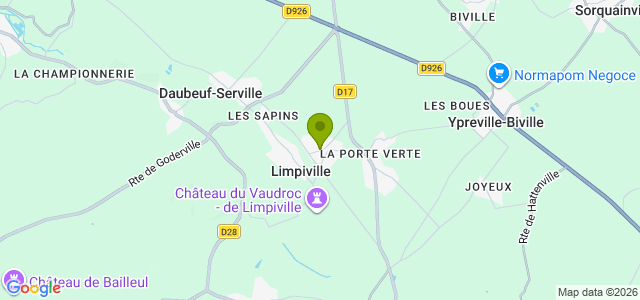 Carte de localisation de la randonnée Circuit de la Porte Verte au départ de Limpiville