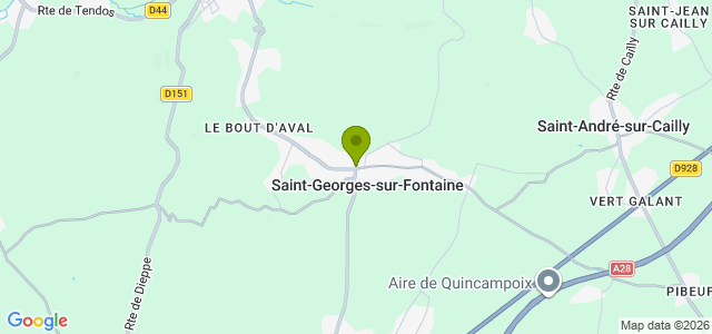 Carte de localisation de la randonnée Boucle du Mont-Grémont au départ de St-Georges-sur-Fontaine