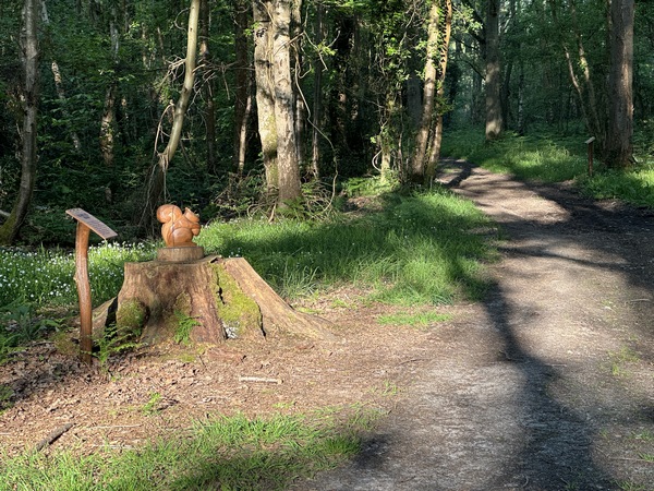 Le Sentier Nature est parsemé de sculptures de Rudy Christen et Jérémy Louapre. Certaines sont immanquables, d'autres plus cachées (voir l'album).