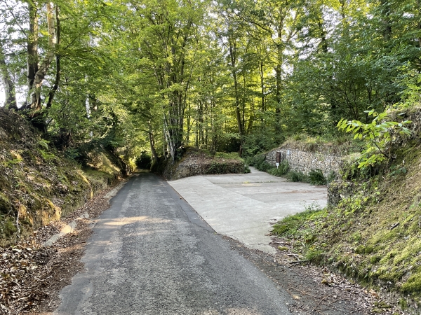 Nous arrivons sur le site d'une léproserie médiévale. La léproserie a accueilli des malades pendant plus de trois siècles.