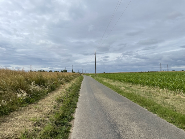 Nous suivons la rue Pierre de Jarriey pour rejoindre le hameau du Guerrier.