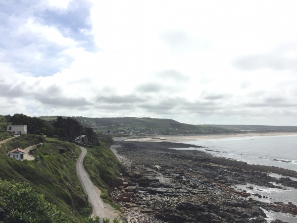 Vue sur la Anse de Sciotot.