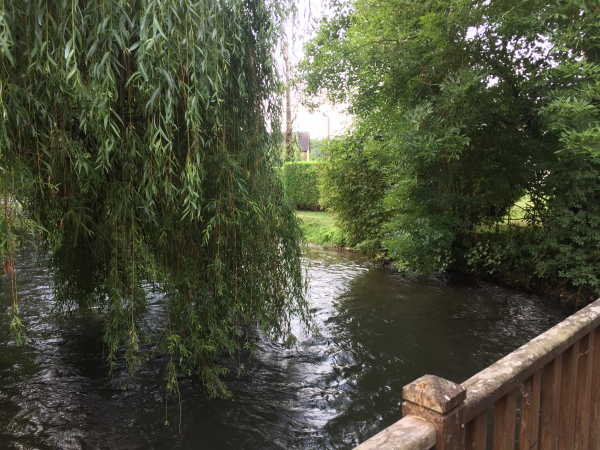 Regard arrière sur l'Iton.