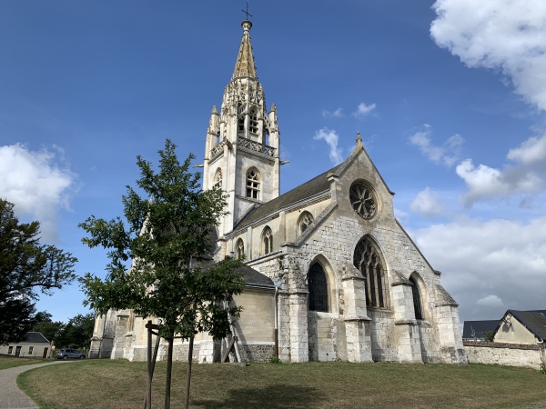 Et nous retrouvons l'église Saint-Martin de Norville.