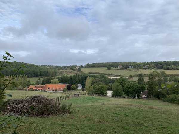 St-Germain-de-Pasquier et la vallée de l'Oison.