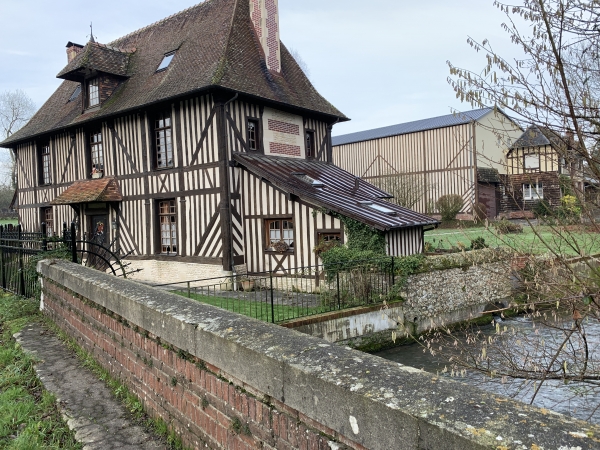 Nous traversons la Calonne à La Vallette.