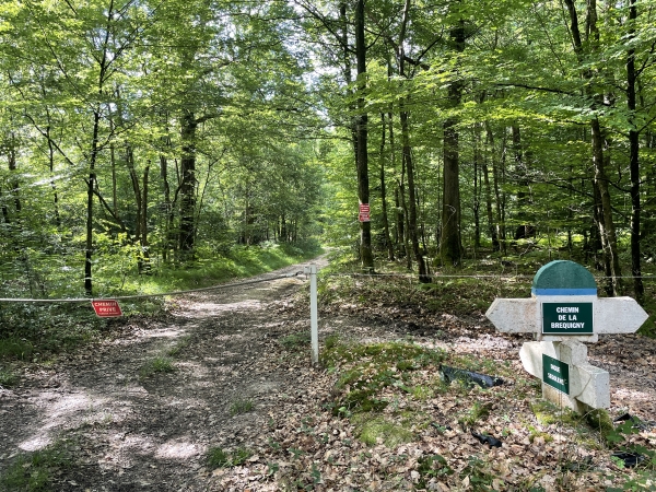 L'itinéraire d'origine, tel qu'il était décrit dans le topo-guide de l'Orne (FFRP), longeait les étangs de Saint-Clair et du Débuzot. Ces chemins sont désormais privés.