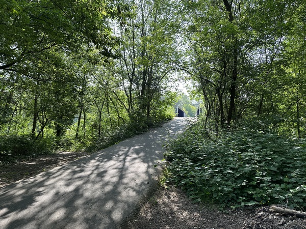 Je ferme la boucle au niveau de la passerelle. Très agréable petite balade !