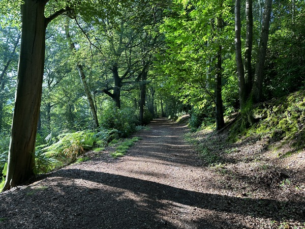 Nous suivons la partie est du Chemin de Ronde.