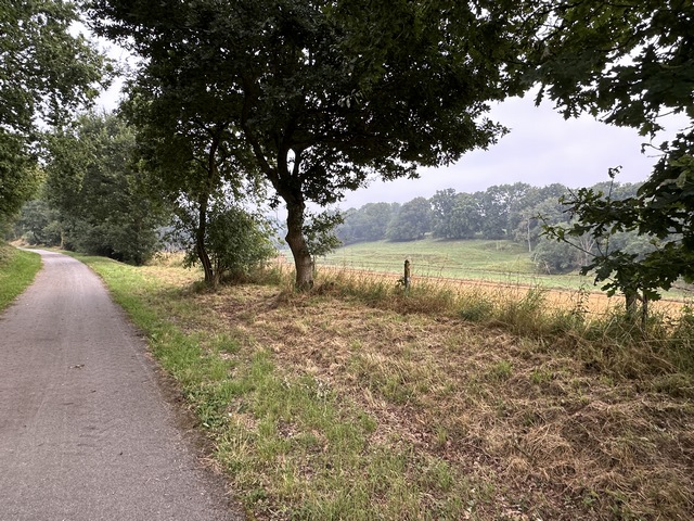 Les paysages sont agréables le long de la Véloroute.
