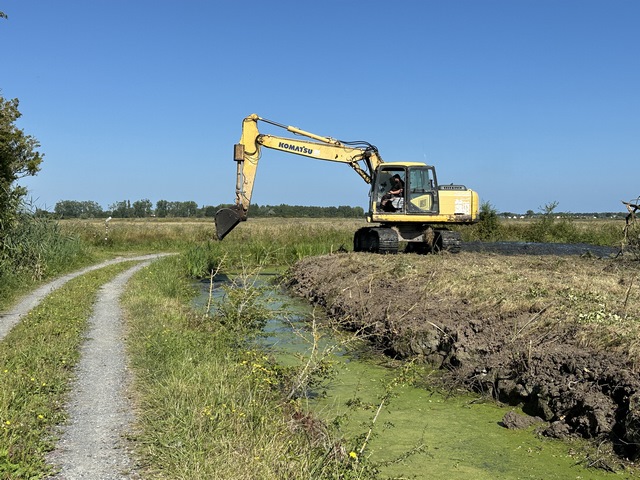 Les canaux de drainage sont bien entretenus comme on le voit.