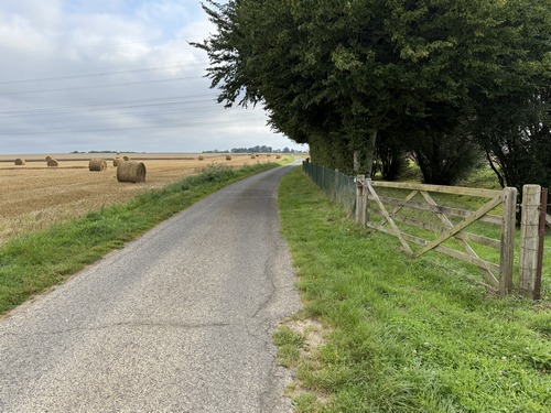 Nous revenons vers Bosc-le-Hard par le Chemin du Crecieusemare, qui est une petite route, elle aussi très calme.