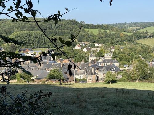Vue sur Cormeilles depuis la rue des Monts du Bourg.