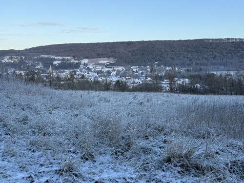 Regard arrière sur la vallée de l'Andelle.