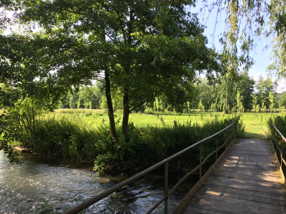 Vue de la randonnée Les rives de l'Epte au départ de Flavacourt, 60