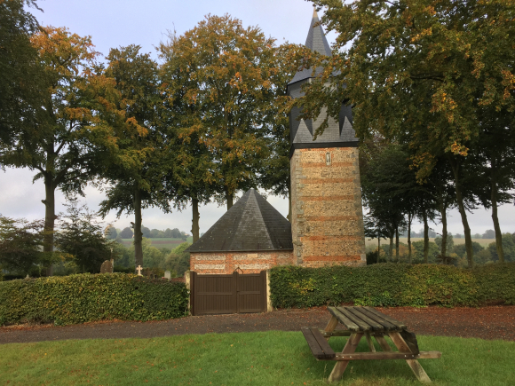 Vue de la randonnée Plateau est de la Scie au départ de Heugleville-sur-Scie, 76