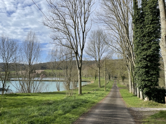 Vue de la randonnée Forêt d'Eawy et Varenne au départ de St-Hellier, 76