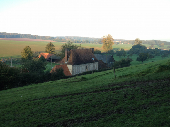 Vue de la randonnée Massif des Nappes au départ de Mesnil-Follemprise, 76