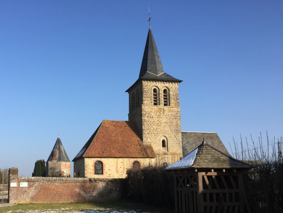 Vue de la randonnée Sur la trace des chevaliers de Malte au départ de Haucourt, 76