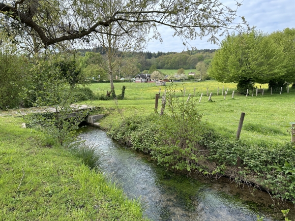 Vue de la randonnée Le tour du Bec-Hellouin au départ de Le Bec-Hellouin, 27