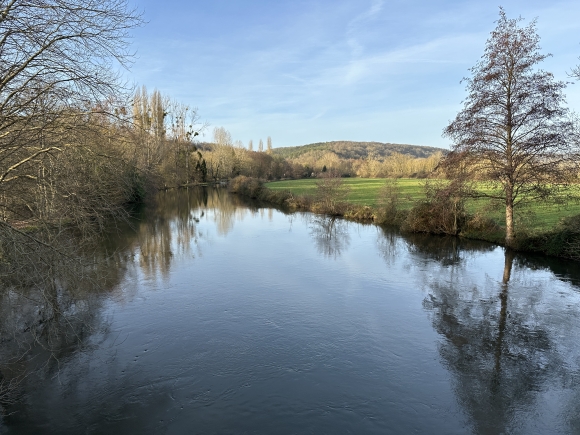 Vue de la randonnée Circuit du Devoir de Mémoire au départ de Ecardenville-sur-Eure, 27
