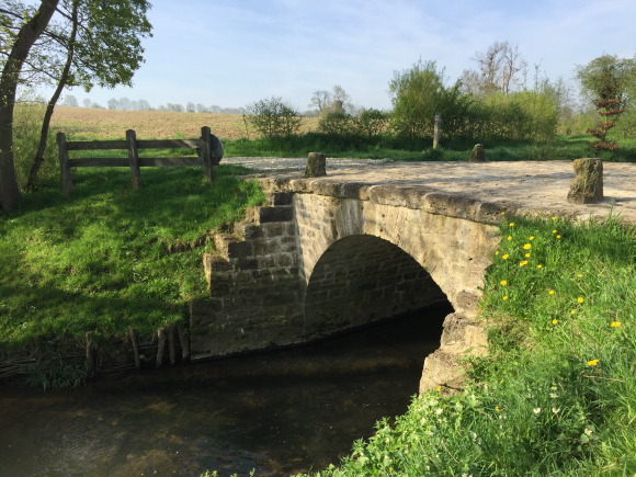 Vue de la randonnée Le Pont de Coq sur l'Epte, ancienne voie royale au départ de Saumont-la-Poterie, 76