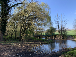 Vue de la randonnée randonnée en forêt d'Evreux jusqu'au Sec Iton au départ de Les Ventes, 27
