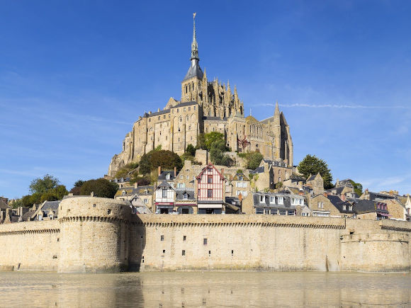 Vue de la randonnée Mont-Saint-Michel 08 au départ de Mont-Saint-Michel 08, 61
