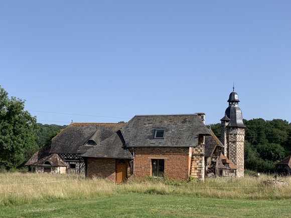 Vue de la randonnée Circuit des Moulins dans la vallée de la Risle jusqu'à l'insolite Val-Gallerand au départ de La Houssaye, 27