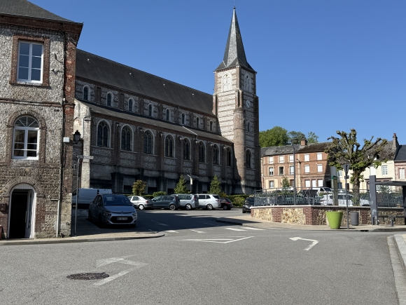 Vue de la randonnée Circuit Georges Cuvier au départ de Thiergeville, 76
