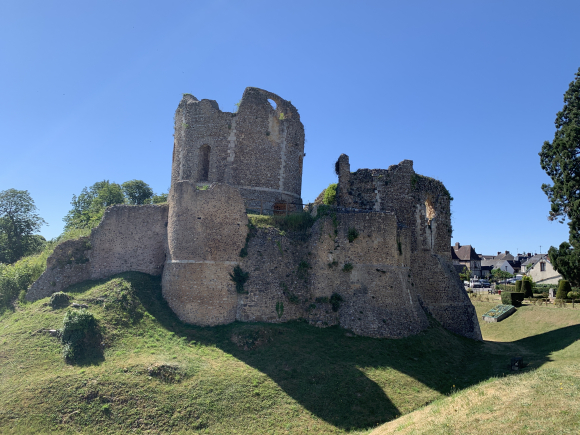 Vue de la randonnée La vallée du Rouloir au départ de Conches-en-Ouche, 27