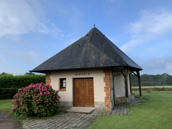 Vue de la randonnée Très agréable petit circuit vallonné et boisé au départ de Mont-de-l'If, 76