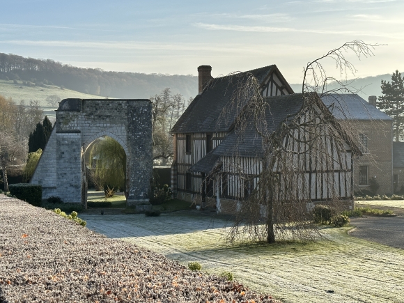 Vue de la randonnée Circuit de Gratte-Panche au départ de Cuverville-sur-Yères, 76