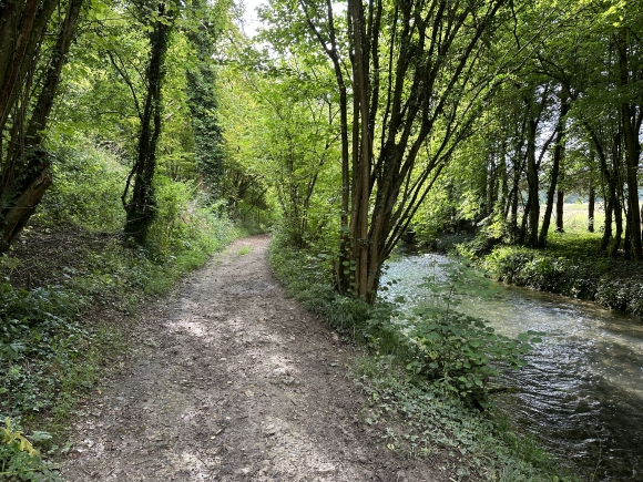 Vue de la randonnée de la vallée de la Vienne à celle de la Saâne au départ de Beauval-en-Caux, 76
