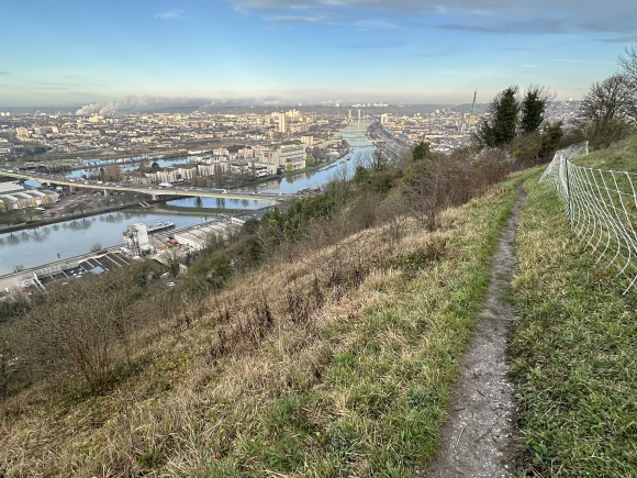 Vue de la randonnée Le tour de Bonsecours au départ de Bonsecours 2, 76